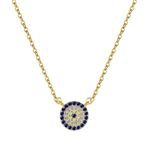 Round Evil Eye Necklace