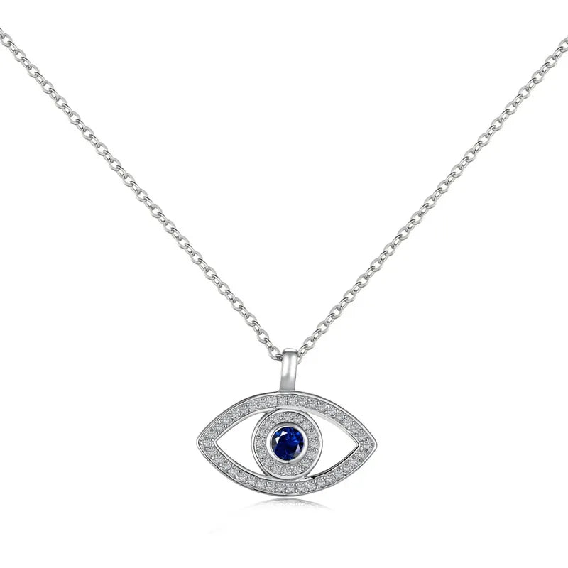 Evil Eye Single Stone Necklace