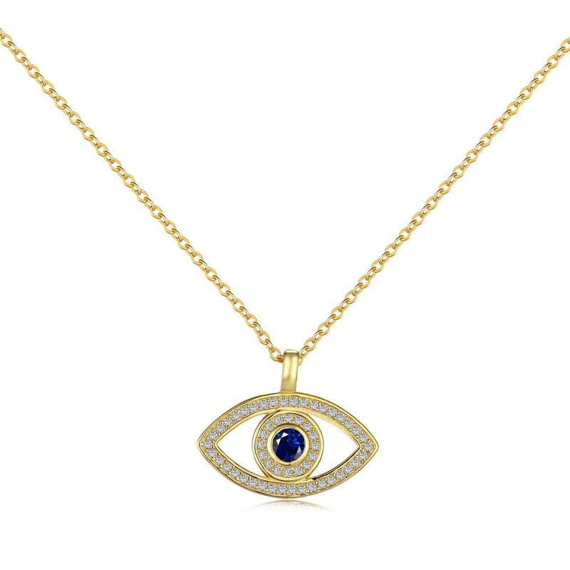 Evil Eye Single Stone Necklace