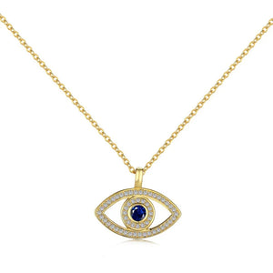 Evil Eye Single Stone Necklace