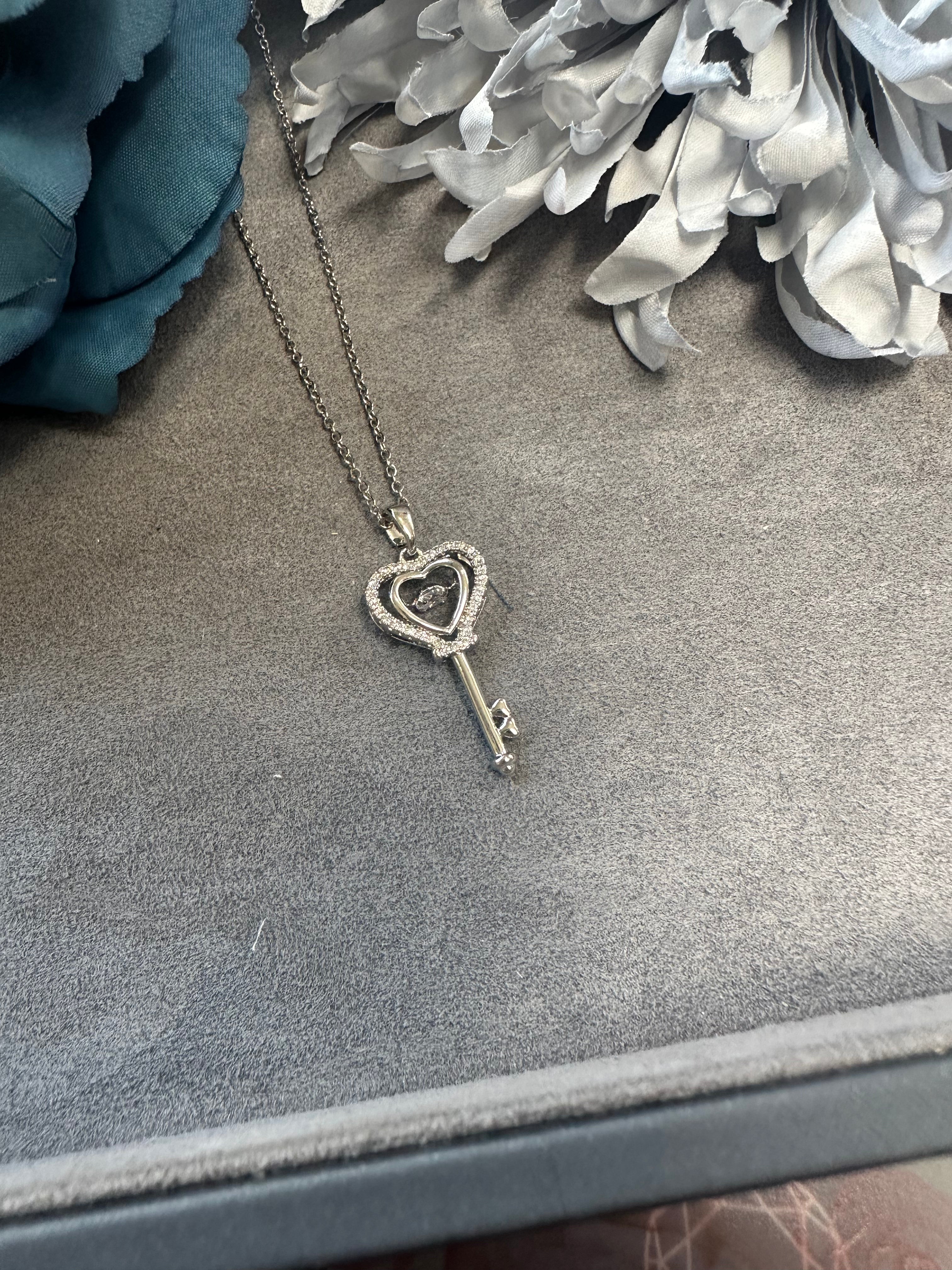 Heart Shaped Key Pendant Riari J Dorn