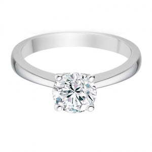 Riki Round Brilliant Engagement Ring