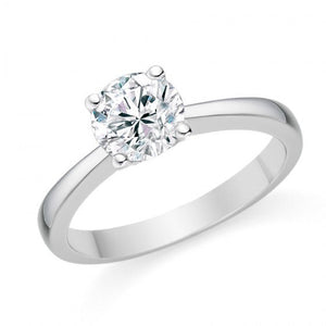 Riki Round Brilliant Engagement Ring