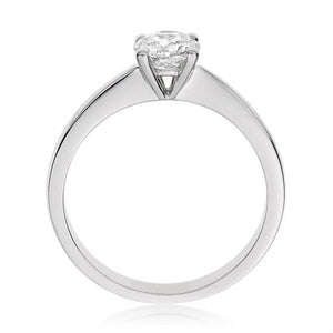 Riki Round Brilliant Engagement Ring