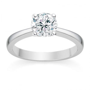 Riki Round Brilliant Engagement Ring