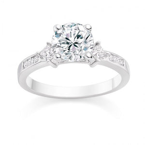 Tara 3 Tier Diamond Engagement Ring